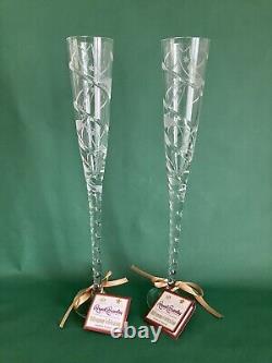 Royal Brierley Limited Edition Millenium Collection Encore Flutes Boxed