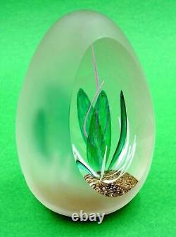 SELKIRK Glass SERENITY Limited Edition PAPERWEIGHT Scotland 125/250 Signed