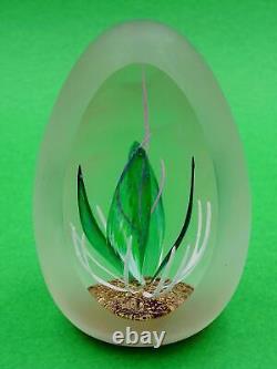 SELKIRK Glass SERENITY Limited Edition PAPERWEIGHT Scotland 125/250 Signed