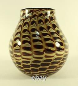 STEVEN V. CORREIA Art Glass Vase Limited Edition 2 of 50 SEA SHELLS Series Dated