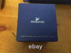 SWAROVSKI Crystal 2013 Christmas Tree 3 Ball Ornament 1st Edition 5004498 NWT