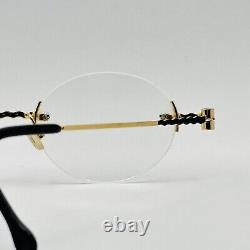 Sabahn Eyeglasses Men Women Oval Gold Mod. 35 Sabahn Limited Edition New