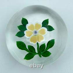 Saint Louis'Yellow and White Flower' Ltd Ed 250 in 1987