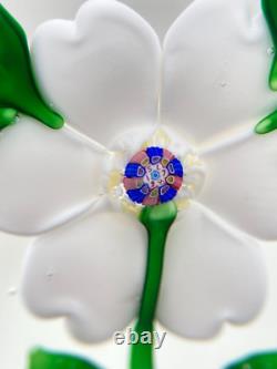 Saint Louis'Yellow and White Flower' Ltd Ed 250 in 1987
