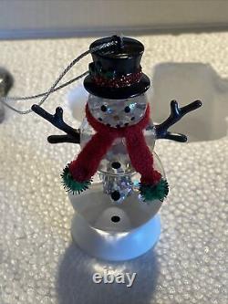 Scentsy 2023 Limited Edition Swirling Snowman Warmer with Ornament New in Box