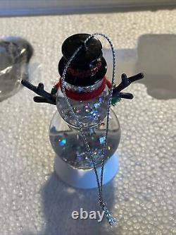 Scentsy 2023 Limited Edition Swirling Snowman Warmer with Ornament New in Box