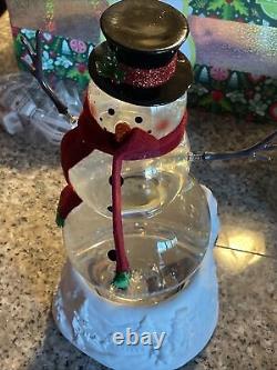 Scentsy 2023 Limited Edition Swirling Snowman Warmer with Ornament New in Box