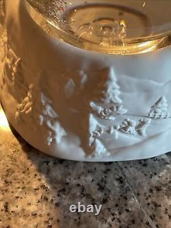 Scentsy 2023 Limited Edition Swirling Snowman Warmer with Ornament New in Box