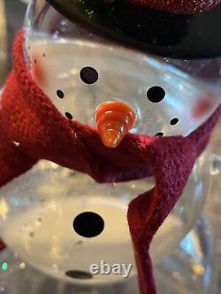 Scentsy 2023 Limited Edition Swirling Snowman Warmer with Ornament New in Box