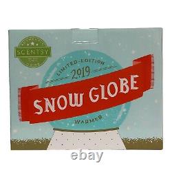 Scentsy Snow Globe Warmer With Matching Ornament Limited Edition Retired New