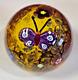Selkirk Glass Paperweight With Butterfly Limited Edition