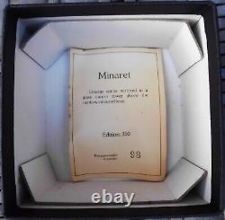 Selkirk Glass Peter Holmes Minaret Paperweight Ltd Edition 350 Boxed Certificate