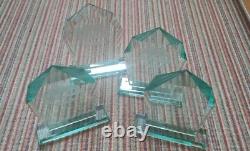 Set 4 Crystal Glass Builders Awards From 2022/23 Limit Edition