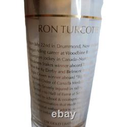 Signed Limited Edition Ron Turcotte Secretariat Jockey Kentucky Derby Glass