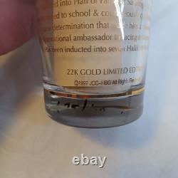 Signed Limited Edition Ron Turcotte Secretariat Jockey Kentucky Derby Glass