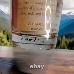 Signed Limited Edition Ron Turcotte Secretariat Jockey Kentucky Derby Glass
