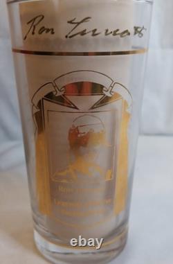 Signed Limited Edition Ron Turcotte Secretariat Jockey Kentucky Derby Glass