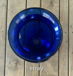 Silvano Signoretto Vintage Blue Hand-blown Murano Glass Vase NEWithSigned