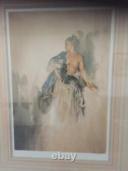 Sir William Russel Flint Limited Edition Print Ray With Glass And Frame