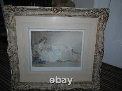 Sir William Russell Flint Ra Limited Edition Print The Looking Glass