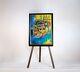 Skull Crown By Jean-michel Basquiat Reproduction Print, Framed Under Glass