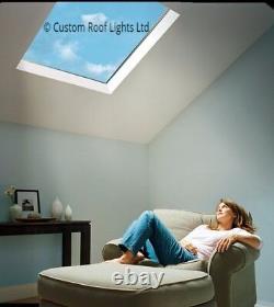 Skylight Flat Rooflight Roof Window Glass Roof Lantern 20 Year Warranty Reduced