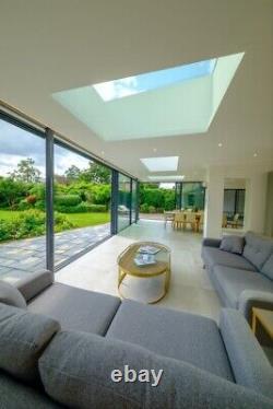 Skylight Roof Window DOUBLE GLAZED Flat Roof Toughened Glass Rooflight