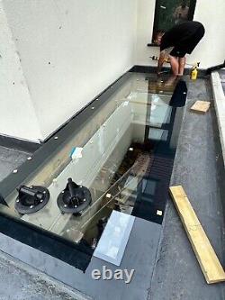 Skylight Roof Window DOUBLE GLAZED Flat Roof Toughened Glass Rooflight