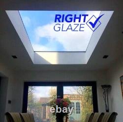 Skylight Roof Window DOUBLE GLAZED Flat Roof Toughened Glass Rooflight