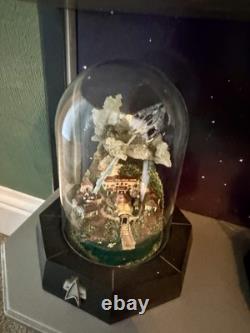 Star Trek Franklin Mint Dioramas under Glass Domes x17 & 2 Shelves LTD EDITION