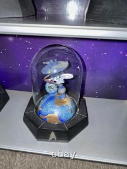 Star Trek Franklin Mint Dioramas under Glass Domes x17 & 2 Shelves LTD EDITION