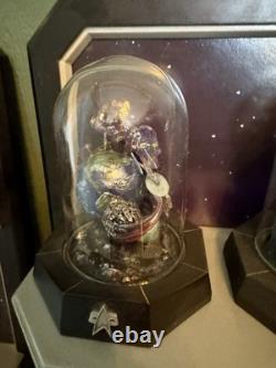 Star Trek Franklin Mint Dioramas under Glass Domes x17 & 2 Shelves LTD EDITION