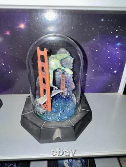 Star Trek Franklin Mint Dioramas under Glass Domes x17 & 2 Shelves LTD EDITION