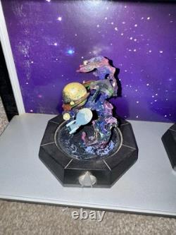 Star Trek Franklin Mint Dioramas under Glass Domes x17 & 2 Shelves LTD EDITION