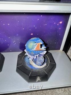 Star Trek Franklin Mint Dioramas under Glass Domes x17 & 2 Shelves LTD EDITION