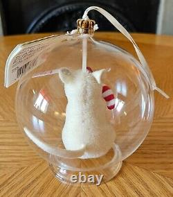 Steiff 006296 Candy Cane Mouse In Bauble Ornament L. Ed. With Box & Certificate