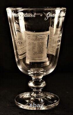 Stuart Mayflower 250th Anniversary Limited Edition Goblet, 22cm high