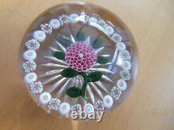 Stunning Baccarat Floral Paperweight Limited Edition d. 1992. No. 21/150