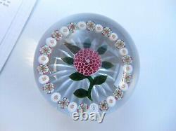 Stunning Baccarat Floral Paperweight Limited Edition d. 1992. No. 21/150