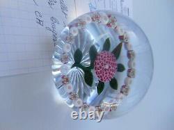 Stunning Baccarat Floral Paperweight Limited Edition d. 1992. No. 21/150