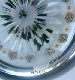 Stunning Baccarat Floral Paperweight Limited Edition d. 1992. No. 21/150