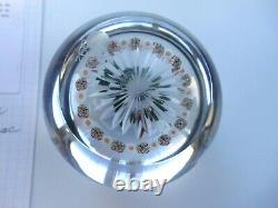 Stunning Baccarat Floral Paperweight Limited Edition d. 1992. No. 21/150