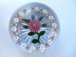 Stunning Baccarat Floral Paperweight Limited Edition d. 1992. No. 21/150