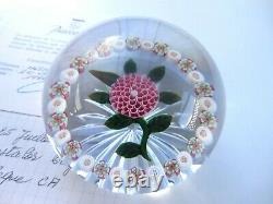 Stunning Baccarat Floral Paperweight Limited Edition d. 1992. No. 21/150