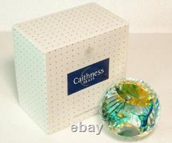 Stunning Caithness Space Encounter Glass Paperweight Limited Edition 73 of 75