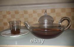 Stunning-Oriental-WMF clear glass teapot with infuser LIMITED EDITION-Very RARE