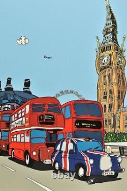 Superb Dylan Izaak (British 1971)'London Pride' Limited Edition 72/195 Print