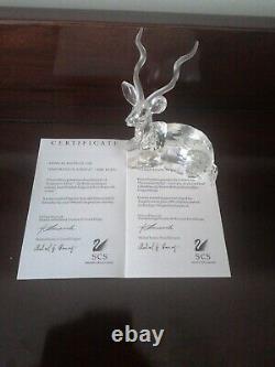 Superb Swarovski kudu rare limited edition year Figure with original certificate