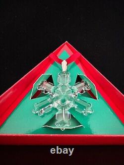 Swarovski 1992 Christmas Ornament 168690 Box + Coa