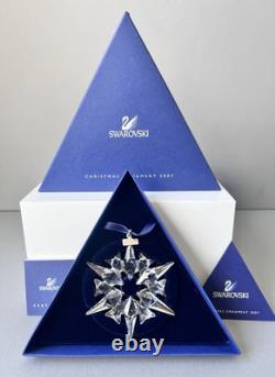 Swarovski 2007 Christmas Snowflake Ornament 872200 Mint Condition & Boxed